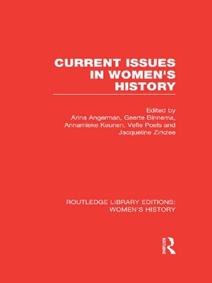 cover image of Current Issues in Women's History